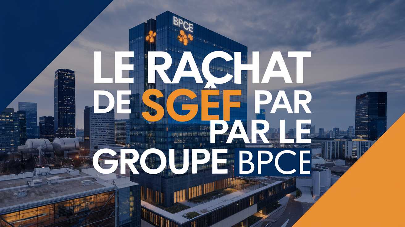 Sgef Le rachat de sgef par le groupe bpce : une stratégie affirmée à l ...