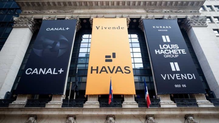 Première cotation de Canal+, Havas et Louis Hachette Group suite à la scission de Vivendi