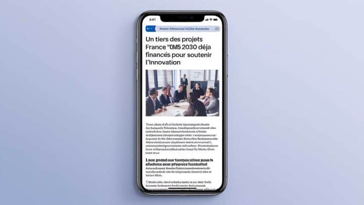 Un tiers des projets “France 2030” déjà financés pour soutenir l’innovation