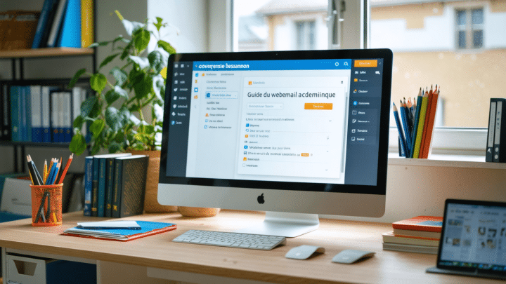 Convergence Besançon : Guide du webmail académique de l’Académie de Besançon​