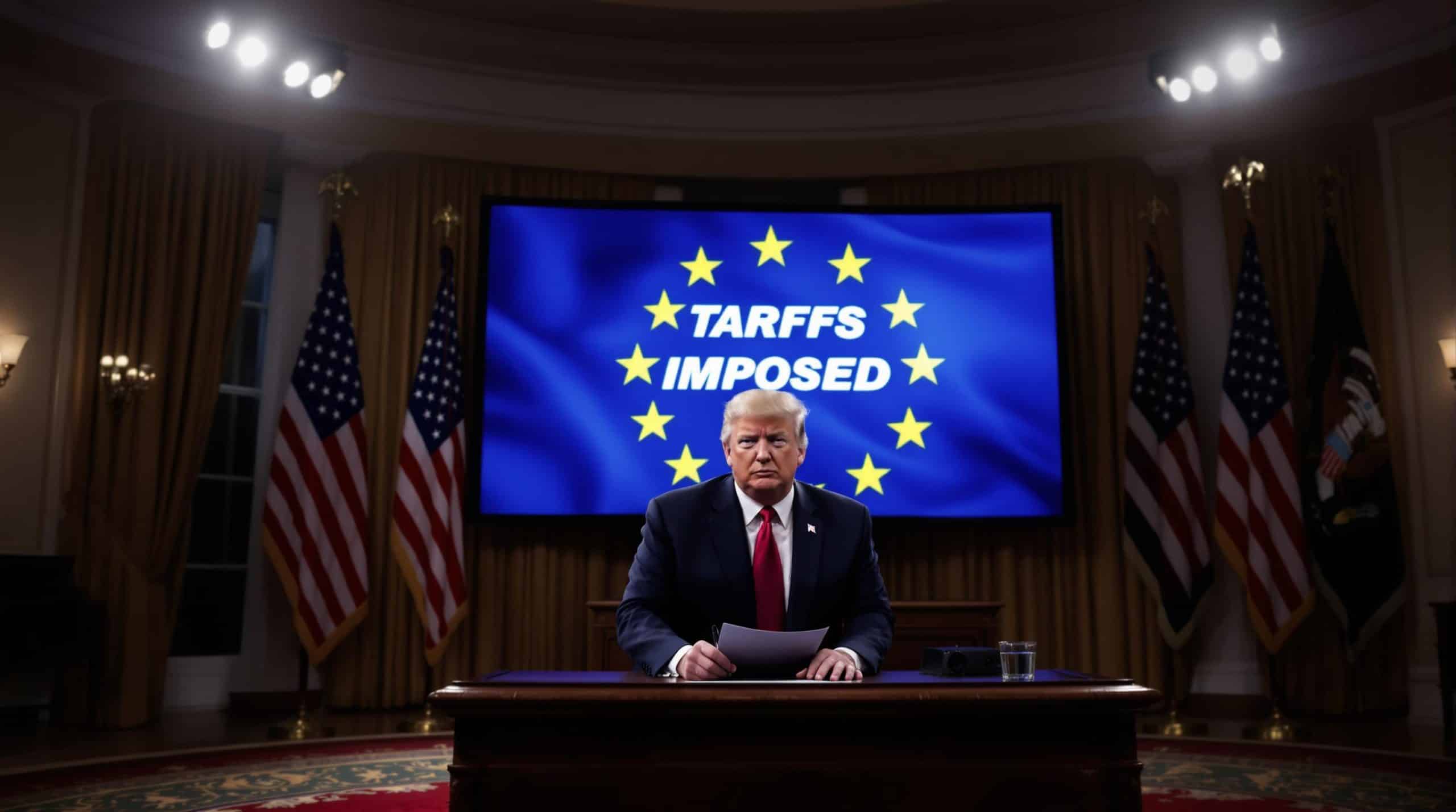 Trump impose des droits de douane de 30 % et intensifie la pression sur l&rsquo;Union europ&eacute;enne