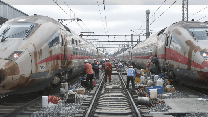 « Une prouesse industrielle » : la SNCF redonne vie à ses trains en attendant l’arrivée des TGV-M