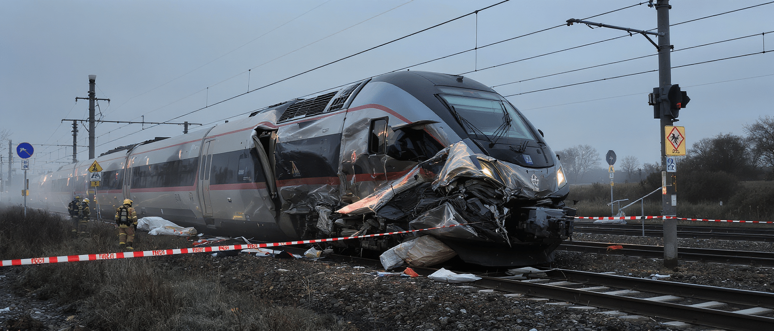 Accident tragique dans le Pas-de-Calais : un TGV percute un poids lourd, un mort et deux bless&eacute;s graves, circulation ferroviaire fortement perturb&eacute;e