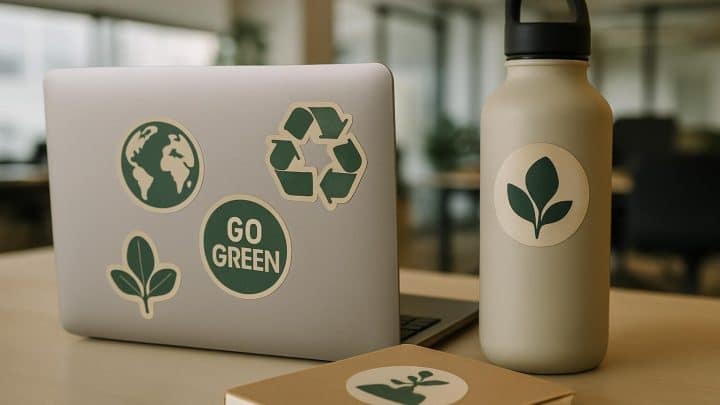 Stickers responsables : une solution simple pour valoriser sa communication d’entreprise