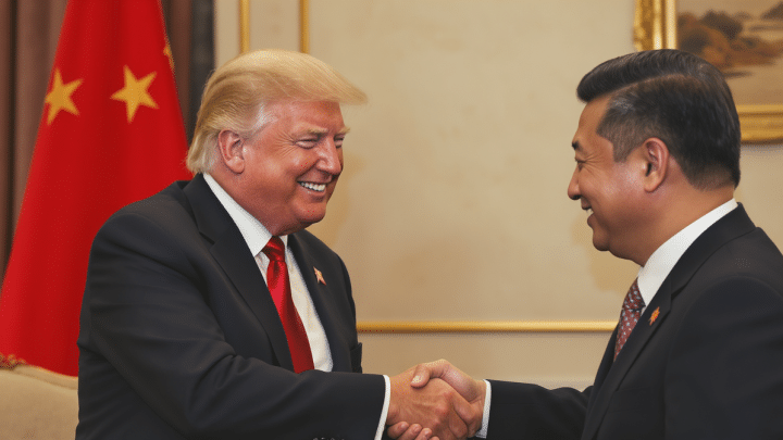 Trump salue en Chine des accords commerciaux exceptionnels, bénéfiques pour les deux nations