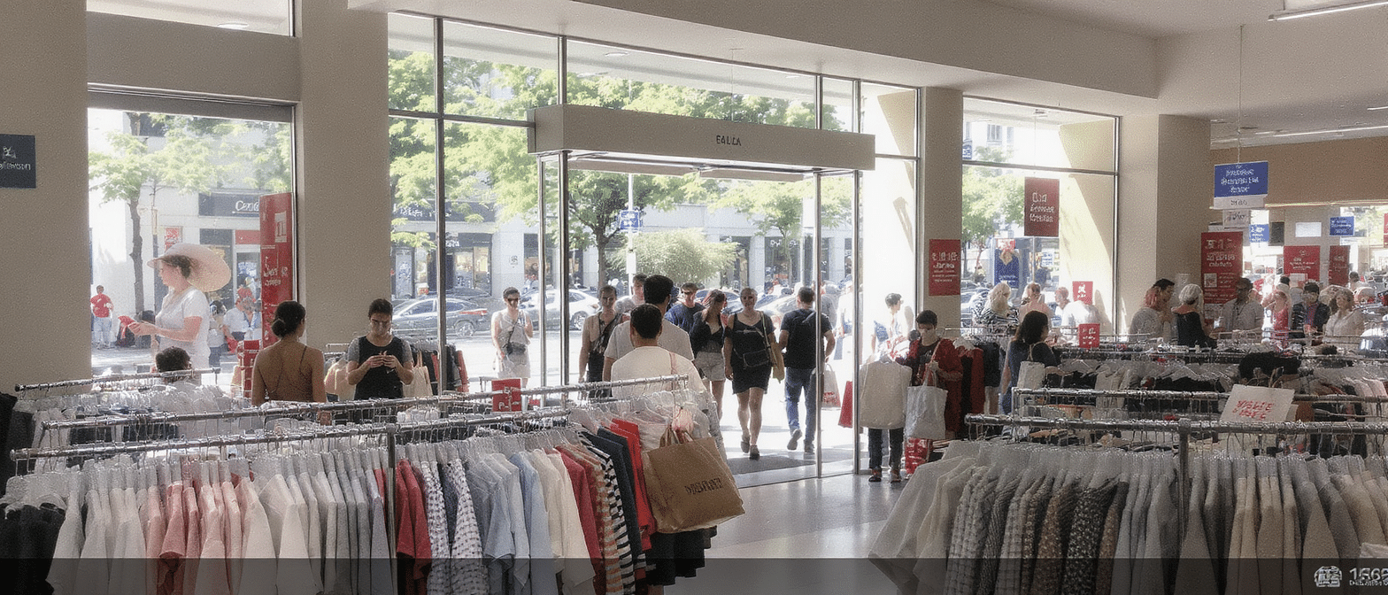 Canicule et soldes : quand la fra&icirc;cheur des grands magasins s&eacute;duit autant que les bonnes affaires