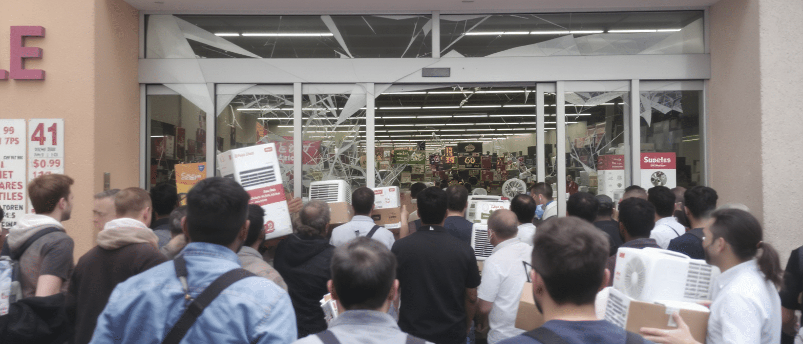 Affluence massive et bousculades : la vente de 200 000 climatiseurs et ventilateurs chez Lidl tourne au d&eacute;sordre