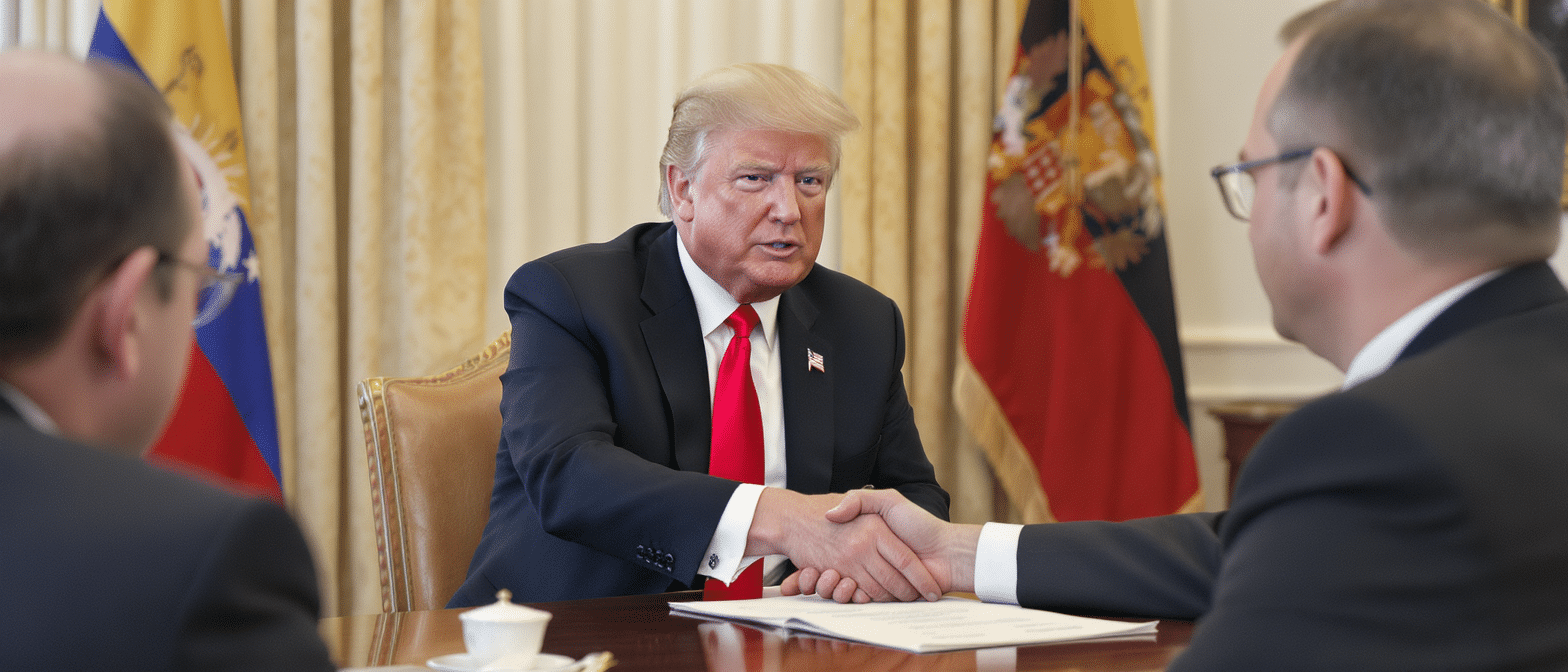 découvrez l'accord pétrolier historique annoncé par donald trump entre les états-unis et le venezuela, impliquant un partenariat stratégique de plus de 65 milliards de barils.