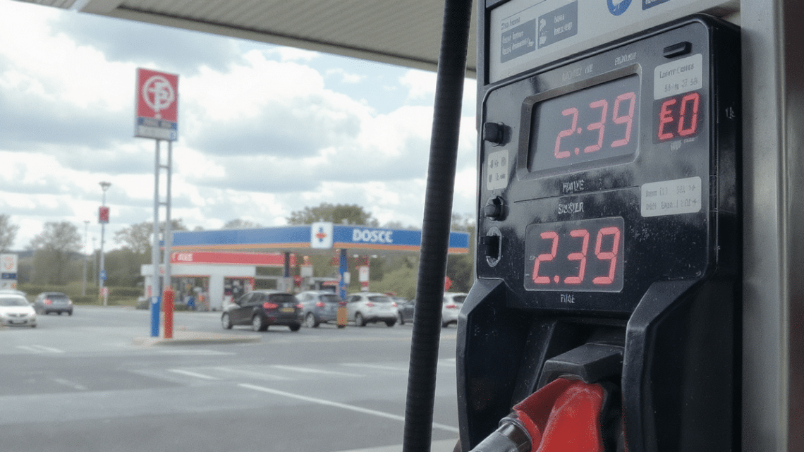 Le gazole franchit un nouveau sommet avec un prix moyen de 2,39 euros