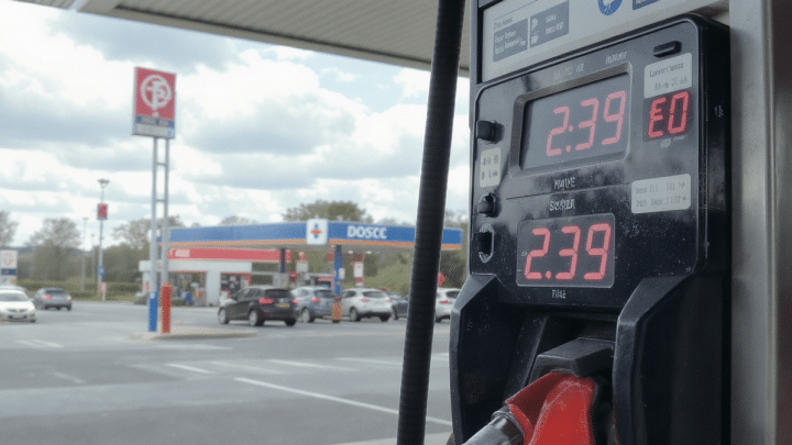 Le gazole franchit un nouveau sommet avec un prix moyen de 2,39 euros
