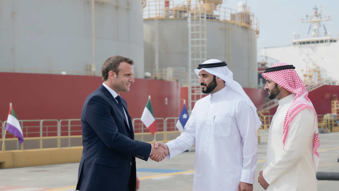 Dans le Golfe, Macron obtient des Émirats et de Bahreïn la mise à disposition de 200 000 tonnes de diesel par mois