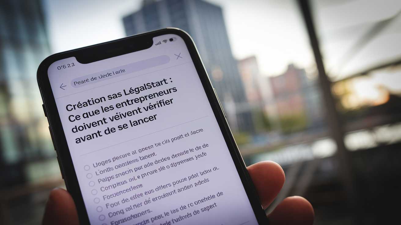 Création SAS Legalstart : ce que les entrepreneurs doivent vérifier avant de se lancer